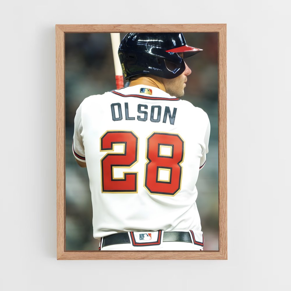 Poster Matt olson – affiche Baseball (vue 4)